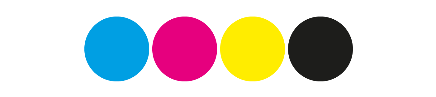 Blog post image showing CMYK colours