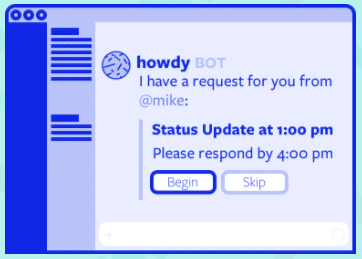 Howdy slack bot